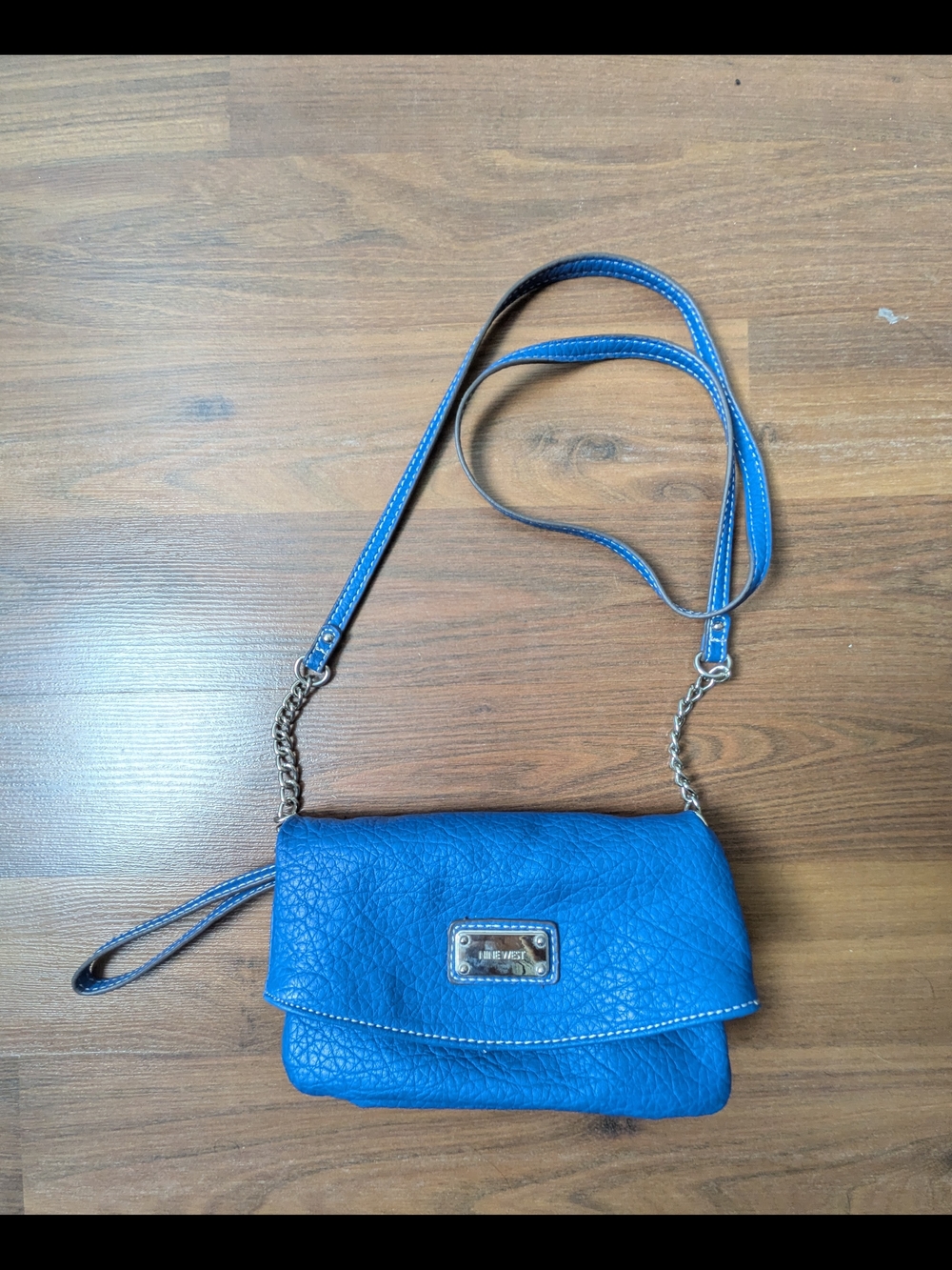 Nine West Blue Crossbody Shoulder Bag